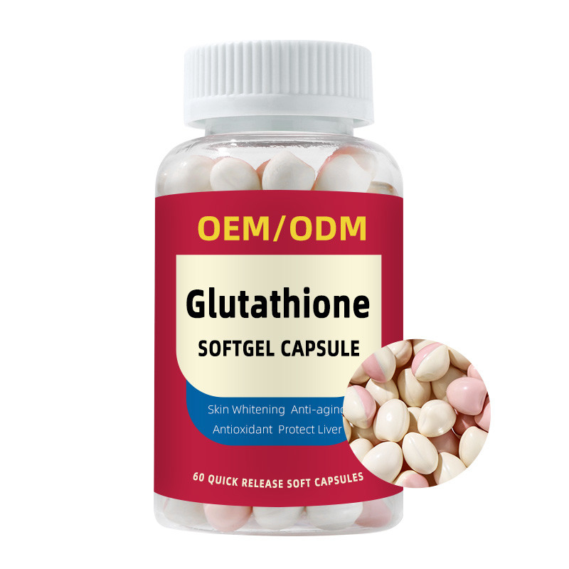 OEM Özel Etiket C Vitamini 1500mg L-Glutatyon Cilt Beyazlatma Tabletleri Softgel