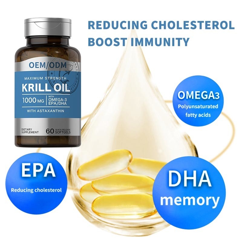Kolesterolü Düşürmek İçin OEM Helal Balık Yağı Omega 3 Softgels Epa Dha Takviyesi