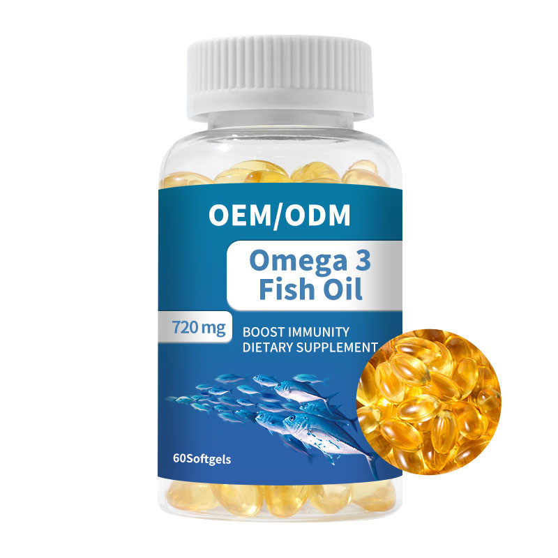 Balık Yağı Omega 3 Softgels Kapsüller E Vitamini DHA EPA Kalp Beyin Eklem Sağlığı İçin