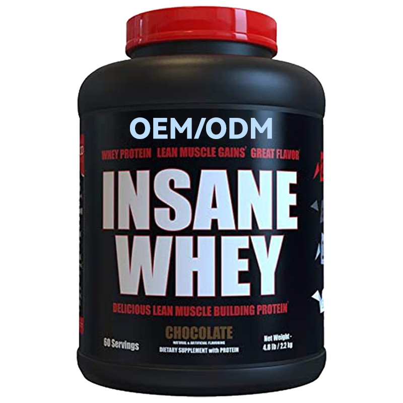 2.2g Takviyeler OEM Protein Tozu 80 Toplu İzolat Konsantresi %100 Altın Standart Peynir Altı Suyu Proteini
