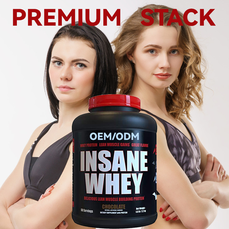 2.2g Takviyeler OEM Protein Tozu 80 Toplu İzolat Konsantresi %100 Altın Standart Peynir Altı Suyu Proteini
