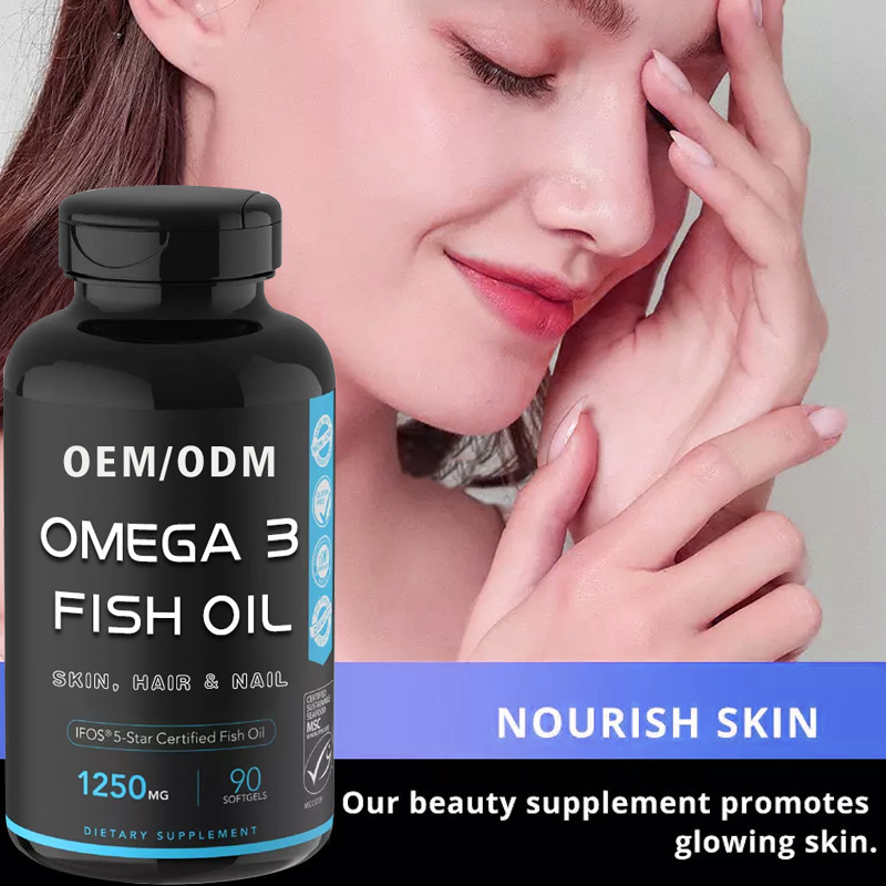 Erkekler ve Kadınlar için OEM MSDS Omega 3 Balık Yağı Kalp Beyin Bağışıklık Desteği