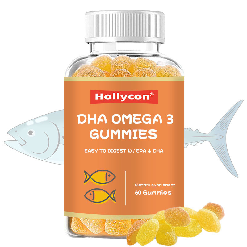 Çocuklar Yetişkinler İçin Omega 3 EPA DHA Morina Karaciğeri Yağı Hapları Sakızlı Beslenme Ürünleri