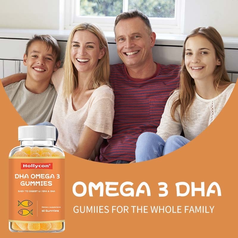 Çocuklar Yetişkinler İçin Omega 3 EPA DHA Morina Karaciğeri Yağı Hapları Sakızlı Beslenme Ürünleri