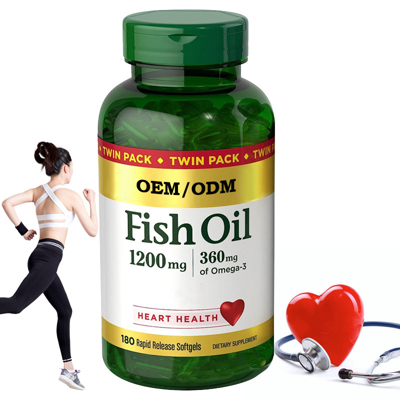 1200Mg Balık Yağı, Omega 3 EPA DHA Salınımlı Yumuşak Jellerle Kalp Sağlığını Destekler