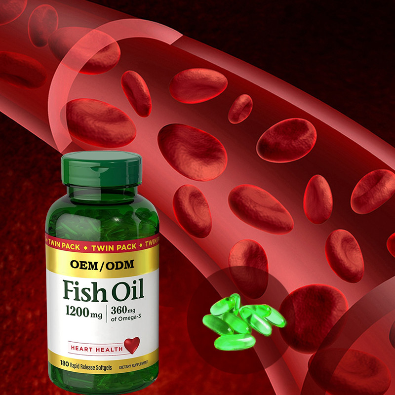 1200Mg Balık Yağı, Omega 3 EPA DHA Salınımlı Yumuşak Jellerle Kalp Sağlığını Destekler