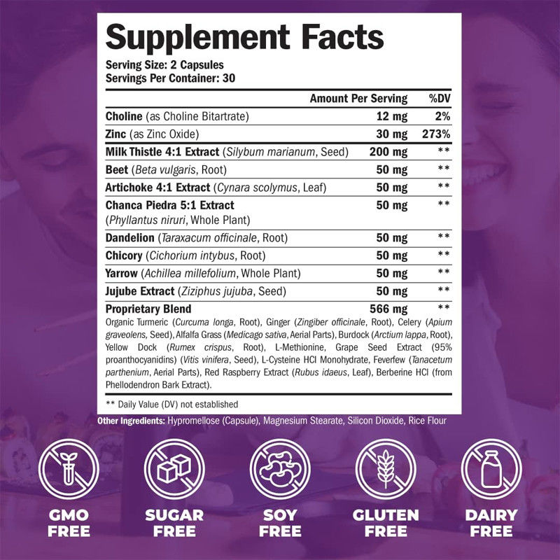 Karaciğer Detoksu İçin Karaciğer Sağlık Formülü Takviyesi OEM Süt Devedikeni Karaciğer Desteği ile Temiz Enginar Özü