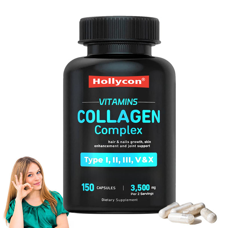 OEM Destek Kadınlar için Kolajen Erkekler Çoklu Kolajen Hapları Vitaminler Kolajen Kapsülleri