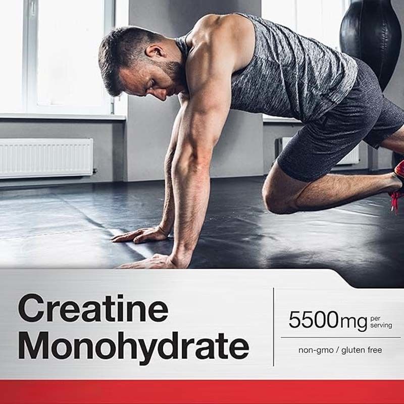 OEM GMO Olmayan Yetişkinler İçin Gluten Serbest Enerji Destekleri Kreatin Monohidrat Kapsülü