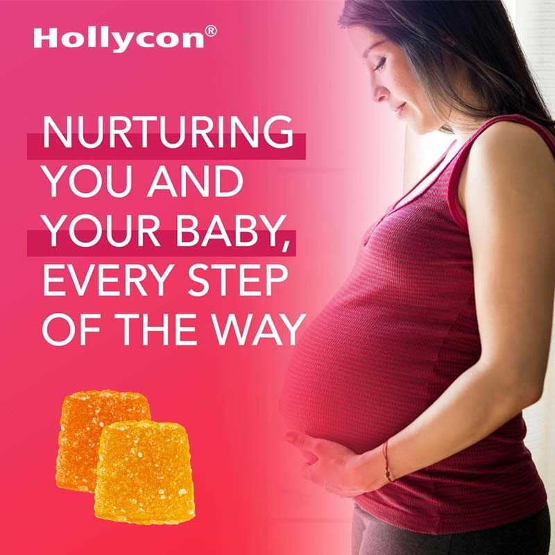 OEM DHA Folat Vitamin B C D Fetal ve Nöral Destek Hamilelik Doğum öncesi sakızlar