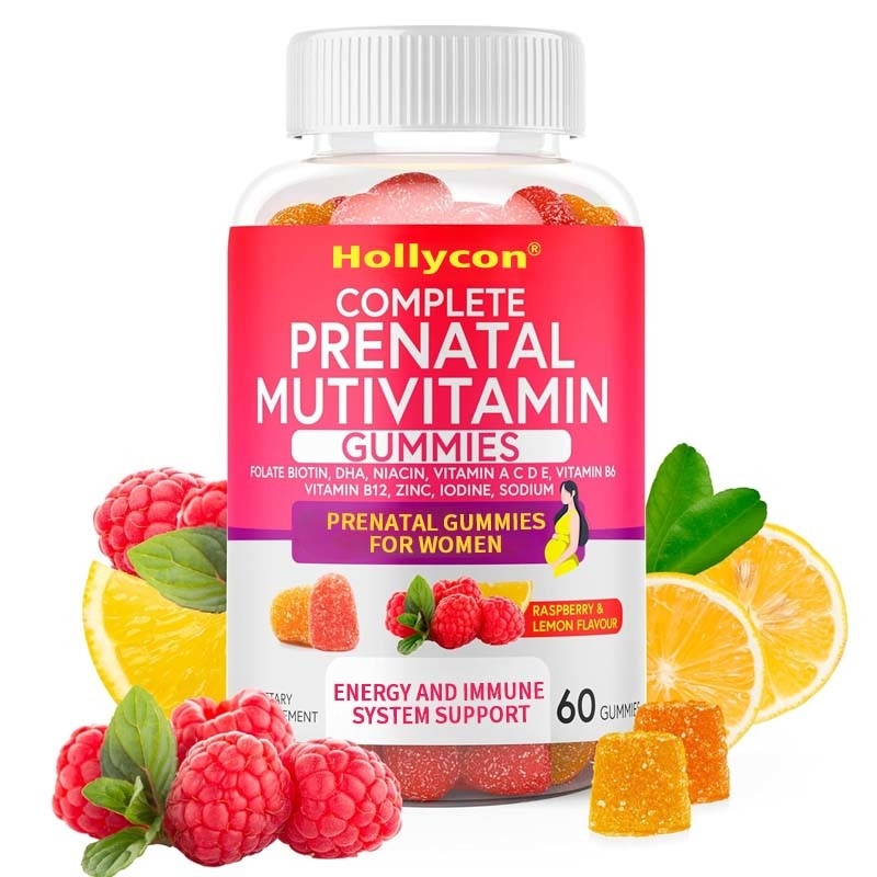 OEM DHA Folat Vitamin B C D Fetal ve Nöral Destek Hamilelik Doğum öncesi sakızlar