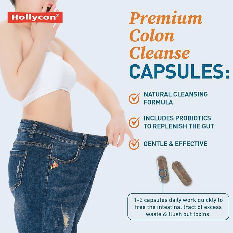 Kolon 14 Gün Temizle Gelişmiş Bağırsak Temizle Detox Destek Kilo Verir Sindirim Sağlığı Kapsülleri
