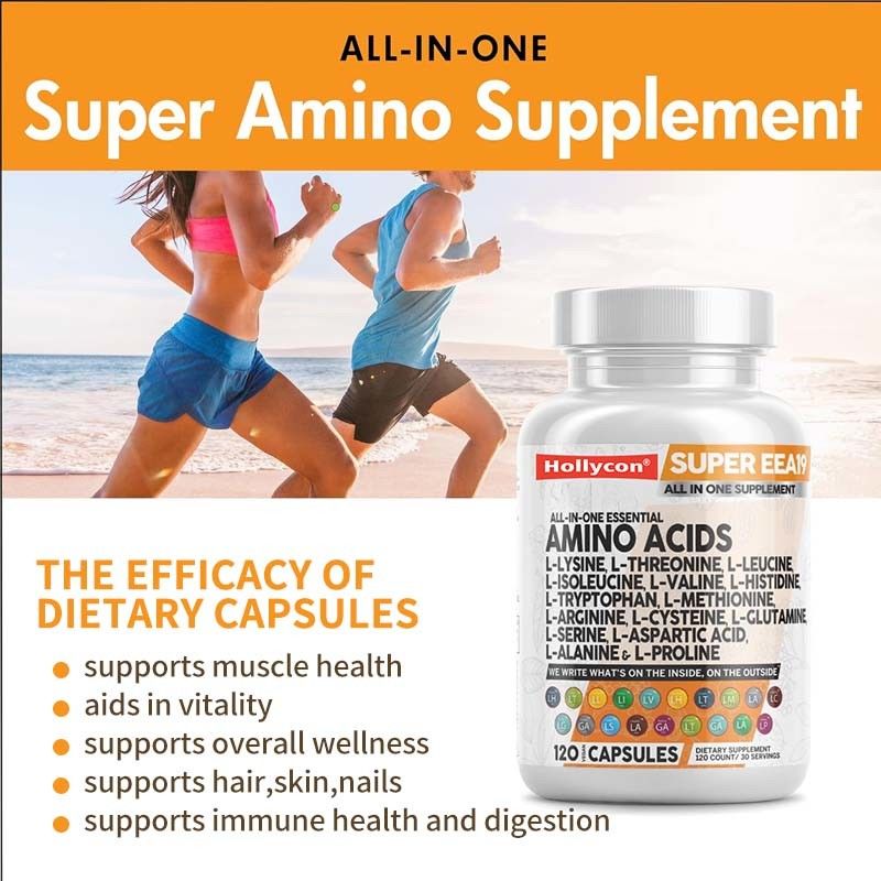 OEM Destek Arginine Takviyesi Yetişkin Amino Asitleri için L-Arginine Kapsülleri Kapsülleri