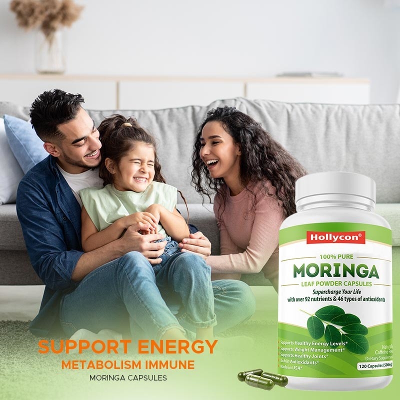 Moringa Kapsülleri Moringa Tozu Organik Moringa Yaprağı Enerji Değişimini Desteklemek Bağışıklık Fabrikası