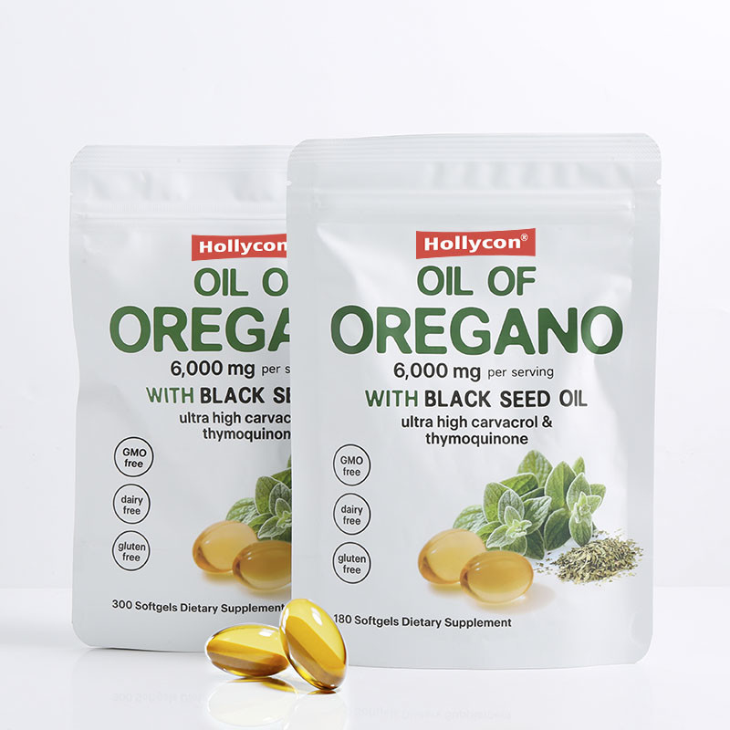 Organik Oregano Yağı Softgels 6000mg Oregano Yağı Softgels Bağışıklık Destek için