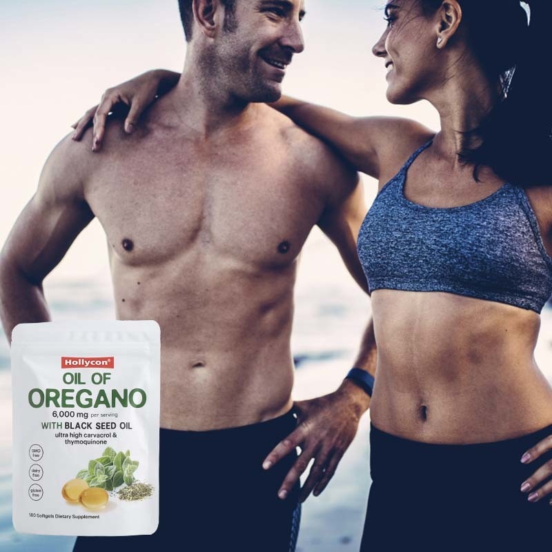 Organik Oregano Yağı Softgels 6000mg Oregano Yağı Softgels Bağışıklık Destek için