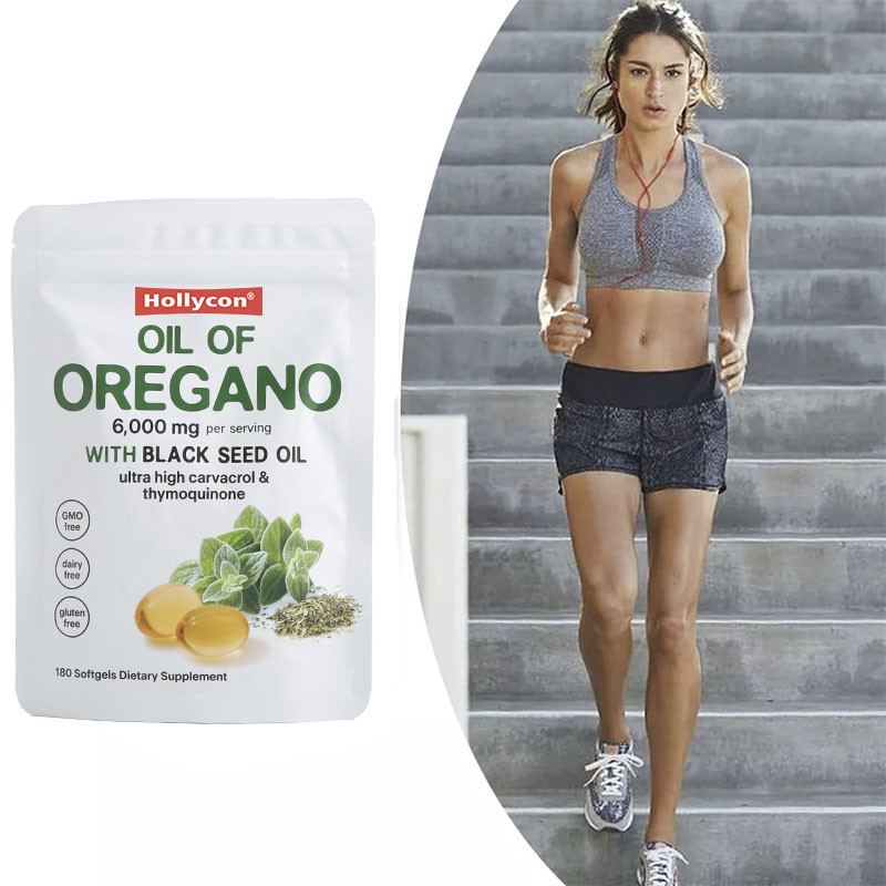 Organik Oregano Yağı Softgels 6000mg Oregano Yağı Softgels Bağışıklık Destek için