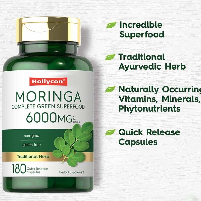 Eklem desteği için Moringa tozu kapsülleri iyi uyku için Moringa tozu takviyesi