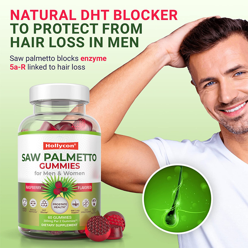 Erkek ve Kadınlar İçin Saw Palmetto Sakızları Hormon Denge Saw Palmetto Takviyesi