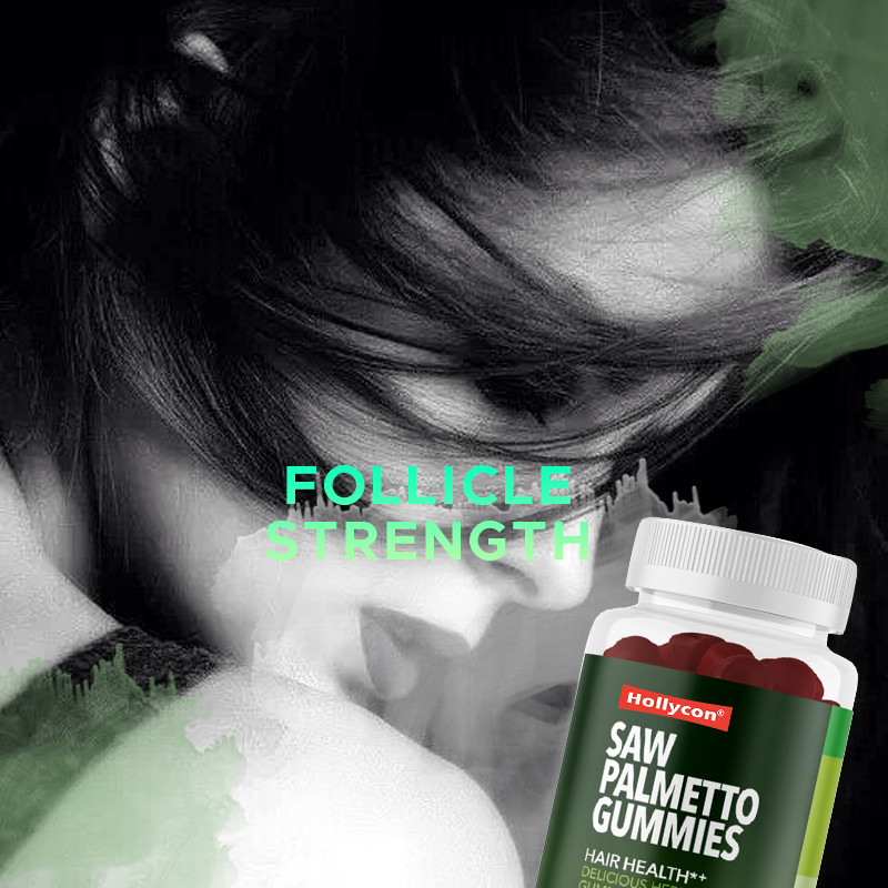 Saç Sağlığı İçin Saw Palmetto Gummies 75mg Saç Destek için Saw Palmetto Ekstraksi