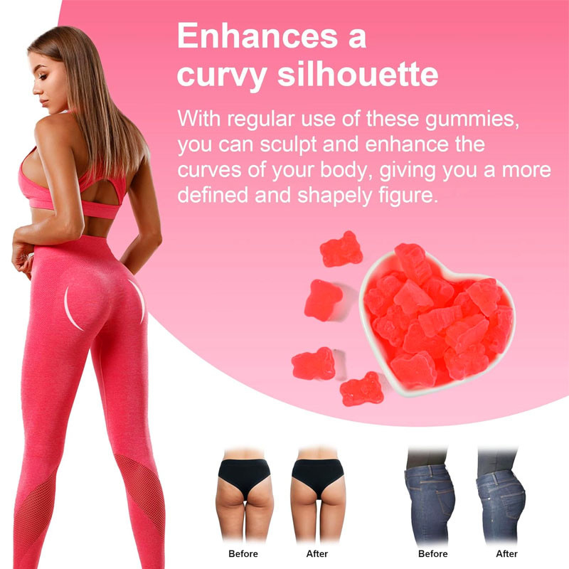 OEM Kadınlar için Hip Butt Gummies Butt Lift için Butt Enhancing Supplement