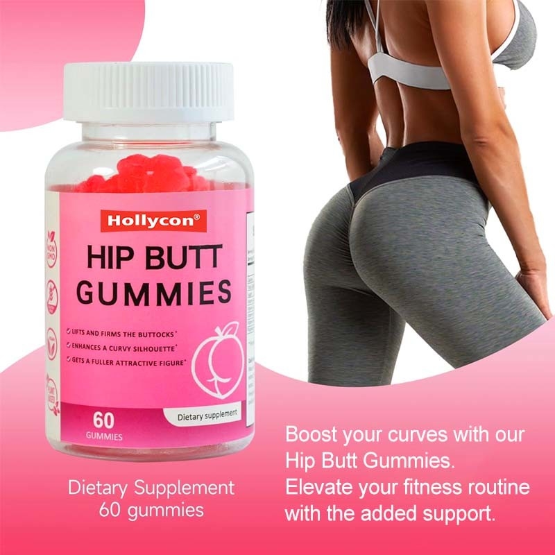 OEM Kadınlar için Hip Butt Gummies Butt Lift için Butt Enhancing Supplement