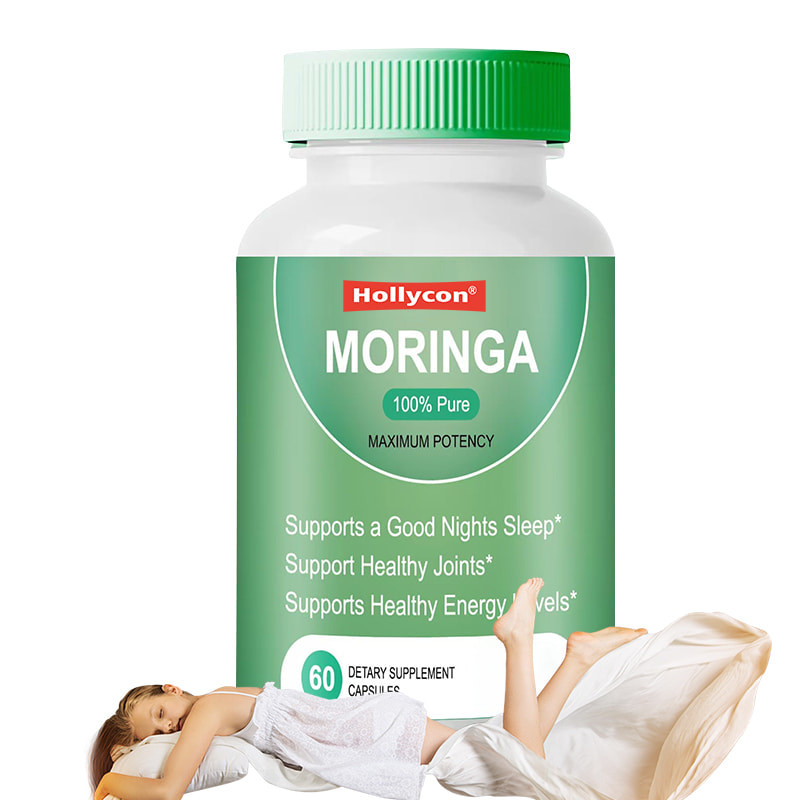 Moringa Tozu Kapsülleri 6000mg Moringa Oleifera Eklem Destek için Özel Karışım