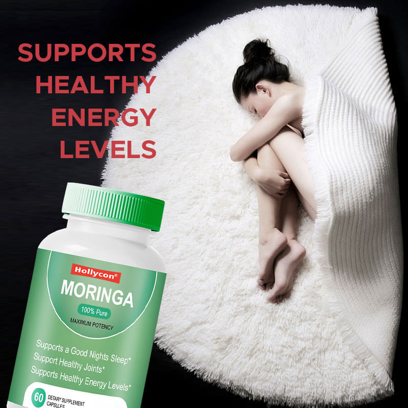 Moringa Tozu Kapsülleri 6000mg Moringa Oleifera Eklem Destek için Özel Karışım