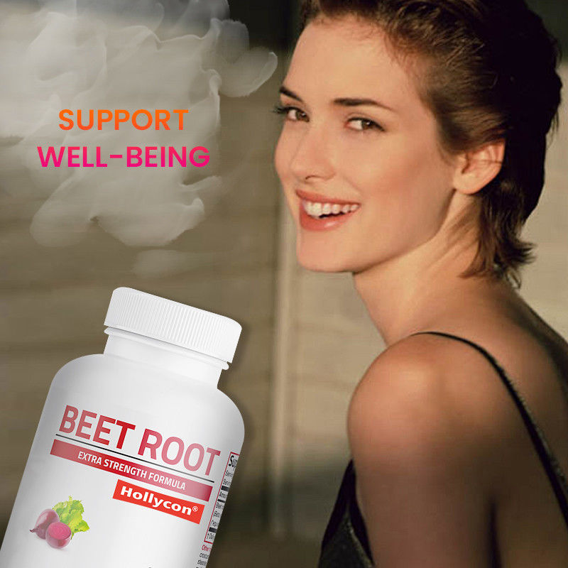 Yüksek tansiyon için pancar kökü tabletleri 500mg organik pancar kökü özü