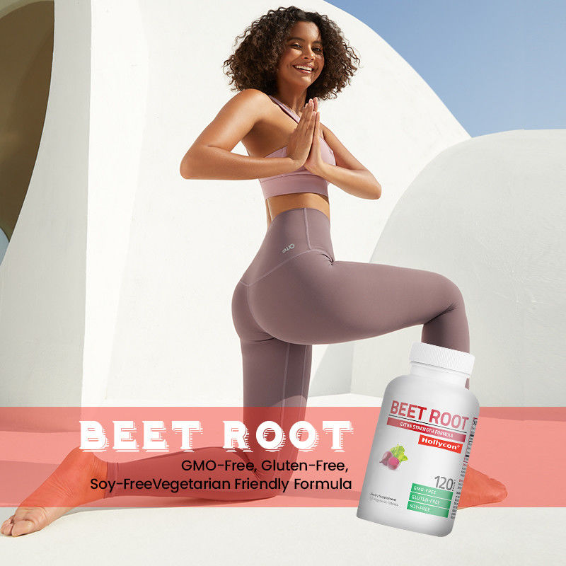 Yüksek tansiyon için pancar kökü tabletleri 500mg organik pancar kökü özü