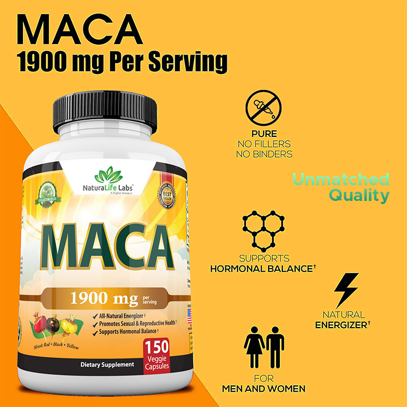 Maca Kökü Kapsülü Erkekler İçin Güçlü Enerji Kapsülleri