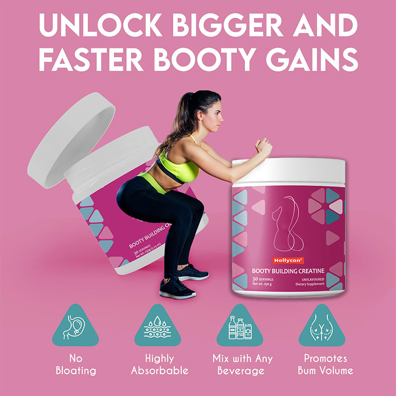 Kadınlar için Booty Building Kreatin Tozu Booty Gain için Kreatin Monohidrat Tozu