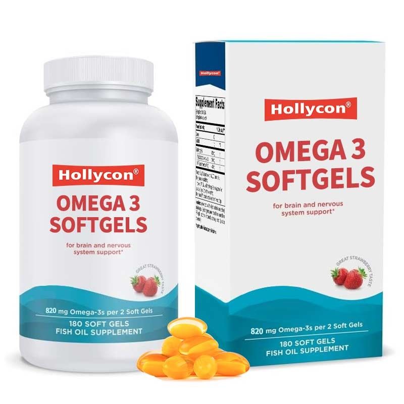 Omega3 Yumuşak Geller Yüksek Yoğunluklu DHA Formülü Beyin ve Sinir Sistemi Destek için