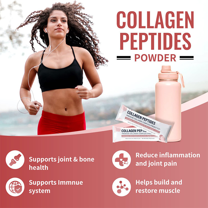 Kadınlar İçin Çoklu Kolajen Peptidleri Tozu Eklem Destek için Kolajen Peptidleri