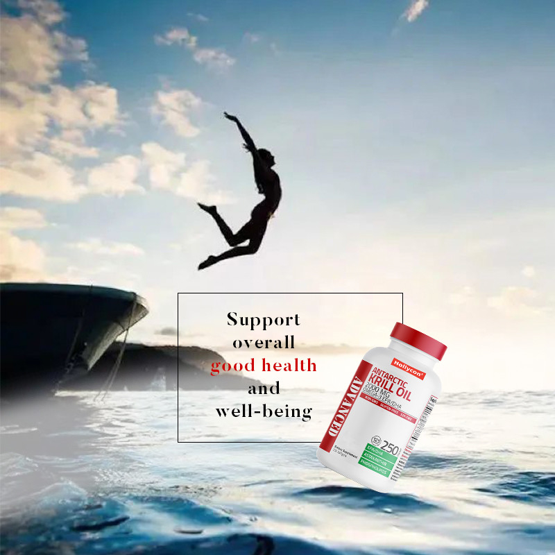 Genel Sağlığı Desteklemek İçin Antarktik Krill Yağı 2000mg Antarktik Krill Yağı Softgels