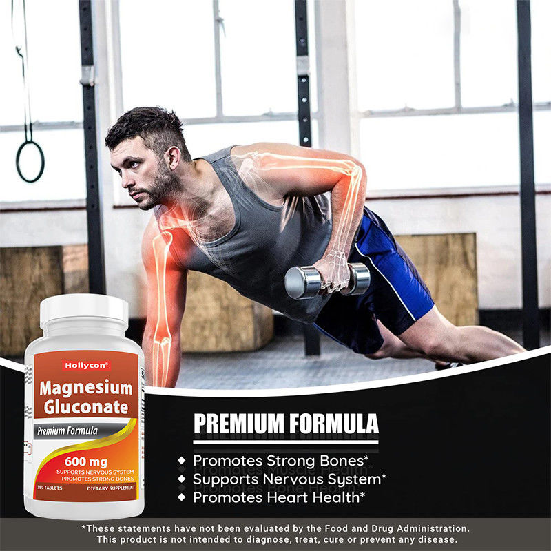 Magnezyum Glisinat Tabletleri Güçlü Kemikler İçin 35mg Magnezyum Tabletleri Sinir Sistemi İçin