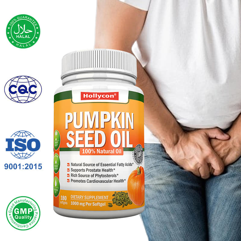 Fabrika Balkabağı Tohumu Yağı Softgels Saç Prostat Eklem Sağlığı Omega-3 Esas Yağ Asitleri Takviyesi