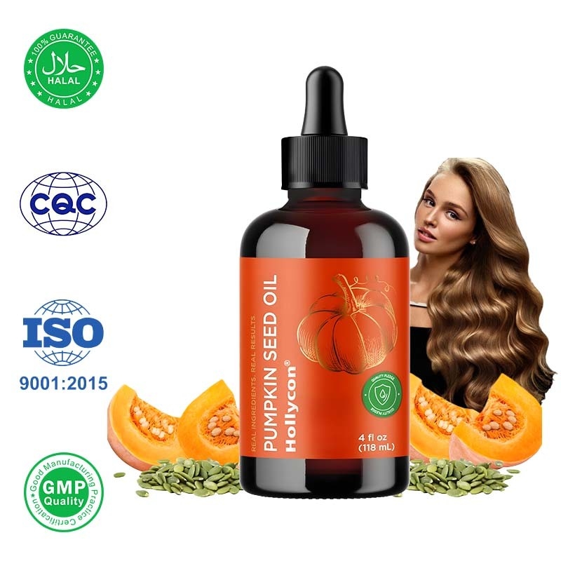 OEM Organik Balkabağı Tohumu Yağı 100% Saf Balkabağı Tohumu Yağı Saç Büyümesi İçin