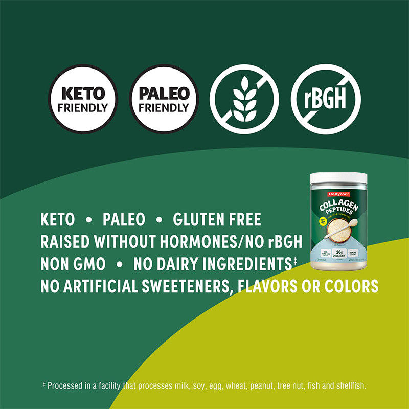 Saç Destek için Kolajen Tozu 20g Kolajen Peptidler Bağışıklık Destek için Protein Tozu