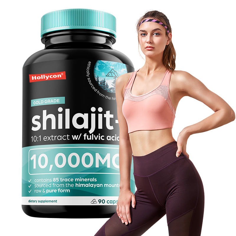OEM Temiz Himalaya Shilajit 10000mg Organik Shilajit Kapsülleri Bağışıklık Desteği İçin