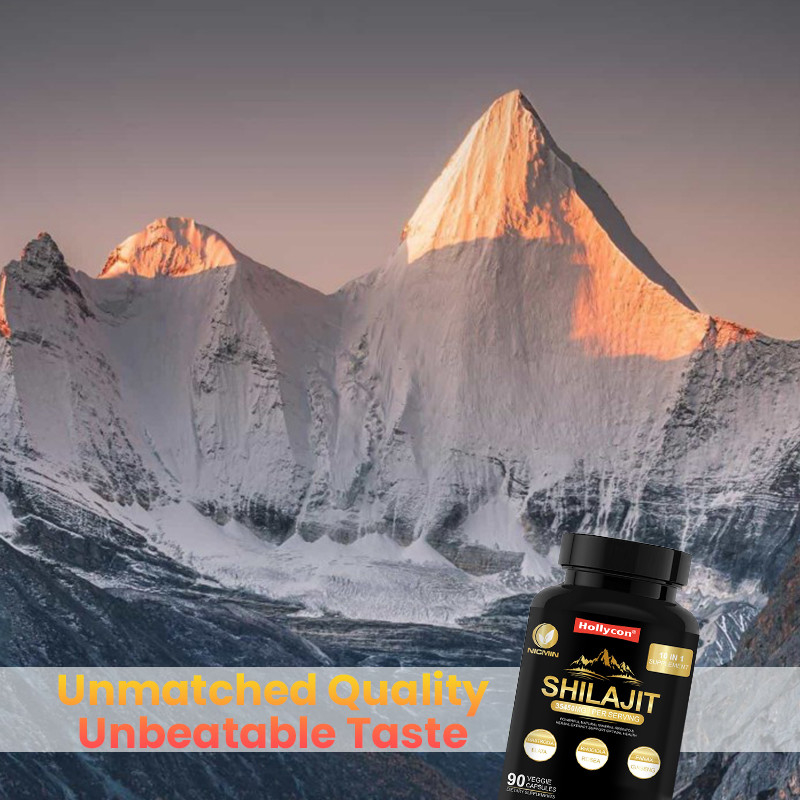 Bağışıklık Desteği İçin Saf Himalaya Organik Shilajit Takviyesi 25000mg Shilajit Kapsülleri