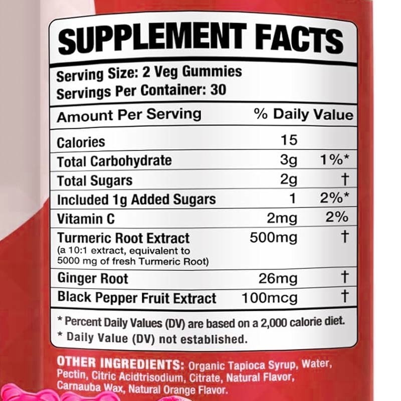 Zencefil ve Karabiber ile OEM Zerdeçal Kurkumin Gummies Kadınlar, Erkekler ve Çocuklar İçin Bağışıklık, Sağlıklı Cilt ve Eklem Sağlığı Destekliyor