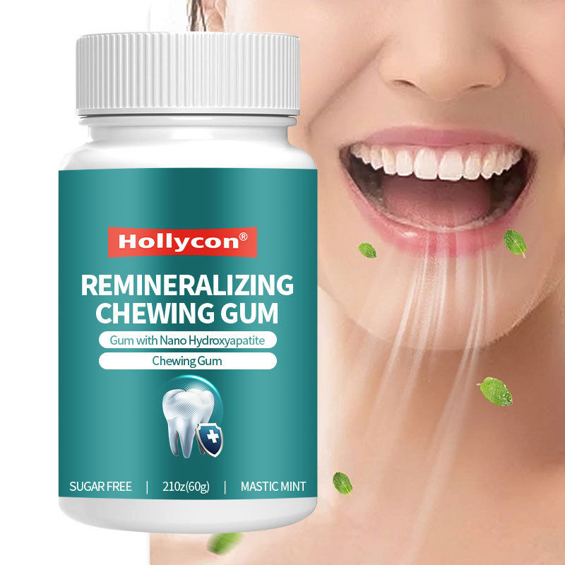 Nano Hidroksyapatitli Şekersiz Sakız - Temiz Nefes ve Ağız Sağlığı Biber nane Remineralizing Sakız