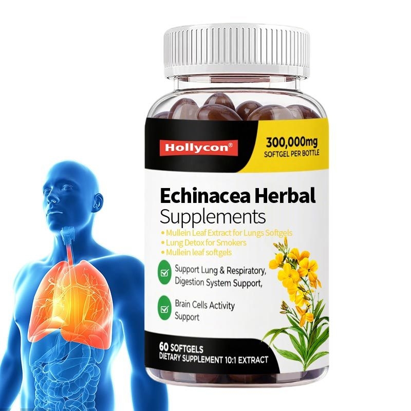 Akciğerler için mullein yaprağı ekstresi, yumuşak jeller, sigara içenler için akciğer detoksifikasyonu, akciğer temizleme solunum akciğer desteği, bitkisel takviyeler, vegan, GMO olmayan, bağışıklık sindirim desteği, 180 sayım, 180 günlük tedarik