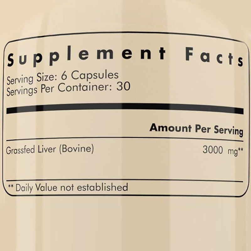 OEM Dondurulmuş Kurutulmuş Karaciğer Sağlık Takviyesi Metabolik Sağlık Tüm Vücut Sağlığı Bağışıklık Eklem Desteği Çayır Besili Sığır Karaciğeri Kapsülleri