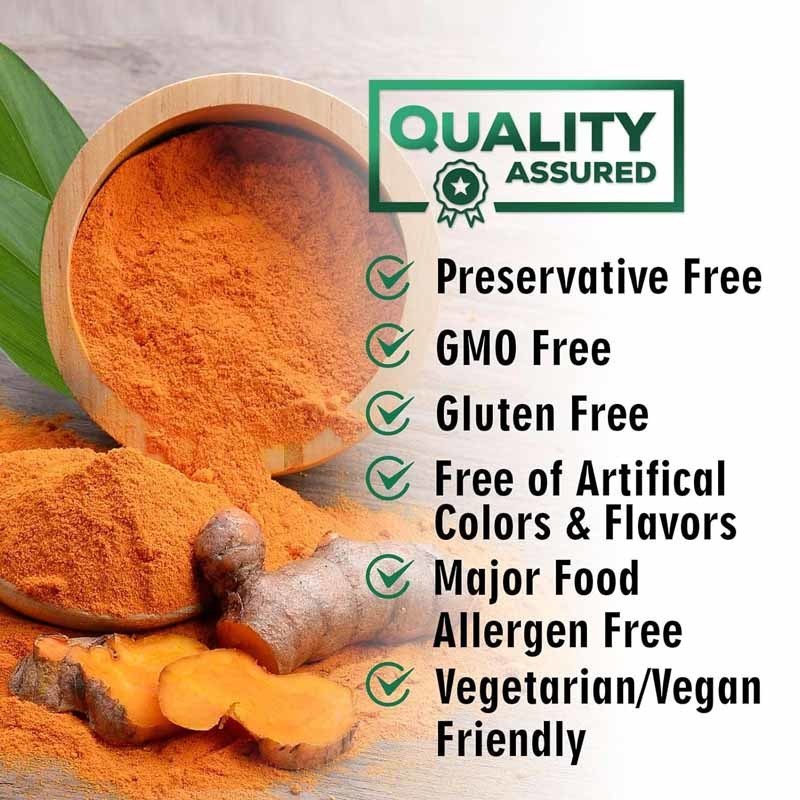 OEM Zerdeçal Kurkumin Takviyesi, Organik Zerdeçal ve Zencefil ile En İyi Emilim İçin Karabiber Eklenmiş, Eklem Desteği Kurkumin Kapsül