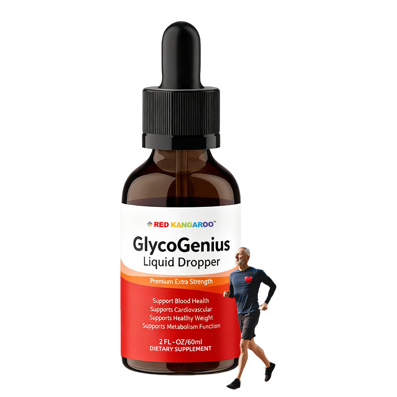 Factory Made Glyco Genius, Official GlycoGenius Liquid Dropper, Superior Blend to Support Healthy Levels, All-Natural Formula for Everyday Use