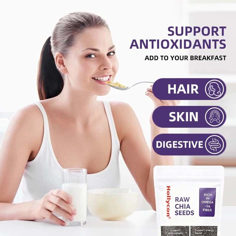 OEM / ODM Chia Tohumu 500g, 1'li Paket I Yemek İçin Tohumlar | Kilo Yönetimi İçin Tohumlar | Kalsiyum, Protein ve Lif Açısından Zengin, İlave Şeker Yok, özel Formül