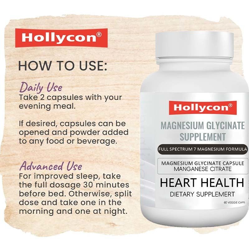 OEM Magnezyum Glisinat Takviyesi Uyku Kas Kalp Sağlığı Magnezyum Kompleks Mangan Sitra Magnezyum Glisinat Kapsülü