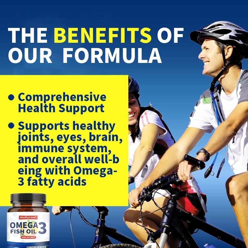 OEM Üçlü Güç 2100mg'dan Fazla Omega-3 Yağ Asitleri Yağ Asitleri Premium Vahşi Yakalanmış Geğirmeyen Balık Yağı 120 Adet Omega 3 Balık Yağı